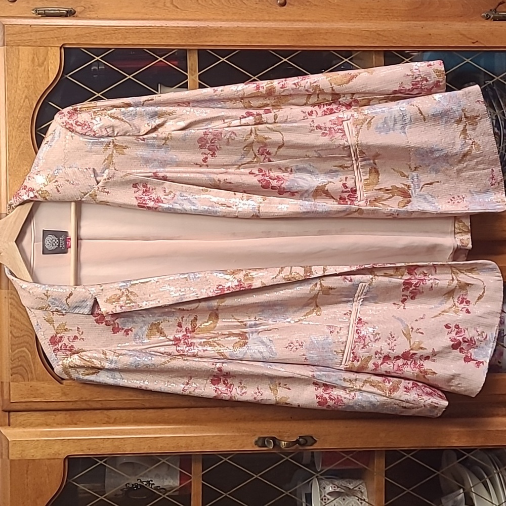 Floral Sequin Blazer